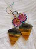 Boucles d'oreilles Œil de Tigre
