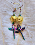 Boucles d'oreilles Ankh Ailés