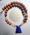 Collier TaharKa, Jaspe Maryam, Citrine & Lapis Lazuli