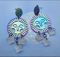 Boucles d'oreilles "Pleine Lune Solaire"